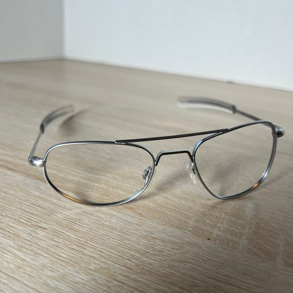 Randolph Engineering AH-64 Apache Pilot Sunglasses Eyeglasses Matte Chrome 52-20